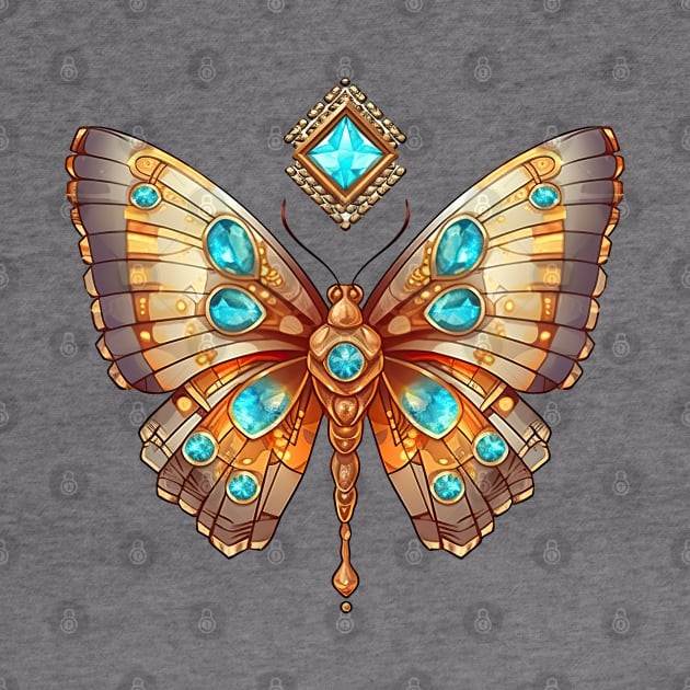 Ancient Egypt Butterfly #4 by Chromatic Fusion Studio